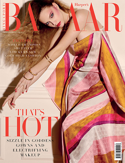 新加坡时尚芭莎杂志订阅《Harpers Bazaar》电子版PDF高清【2021年汇总10期】