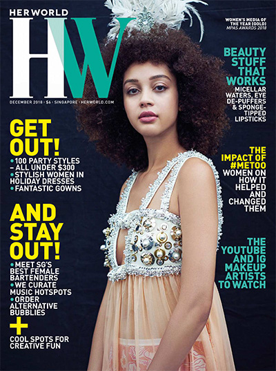 优秀女性时尚杂志订阅电子版PDF 新加坡《Her World》【2018年汇总12期】