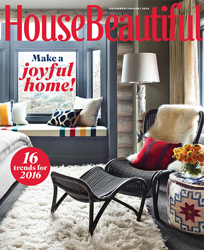 权威家居设计杂志订阅电子版PDF 美国《House Beautiful》【2015年汇总11期】