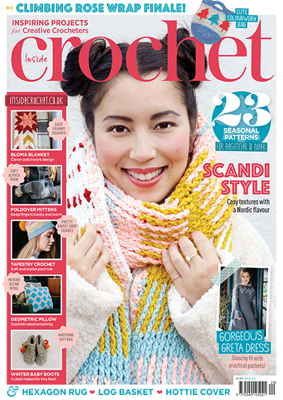 钩针编织手工杂志订阅电子版PDF 英国《Inside Crochet》【2019年汇总7期】