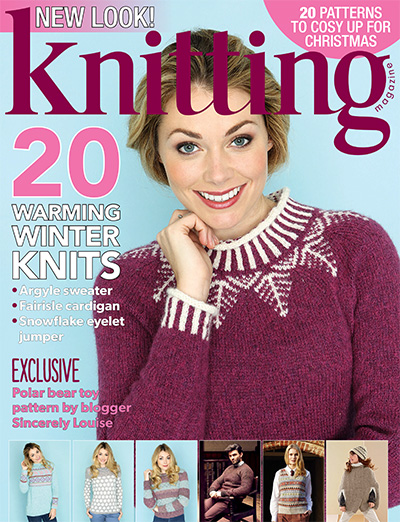 服饰编织手工杂志订阅电子版PDF 英国《knitting》【2015年汇总12期】