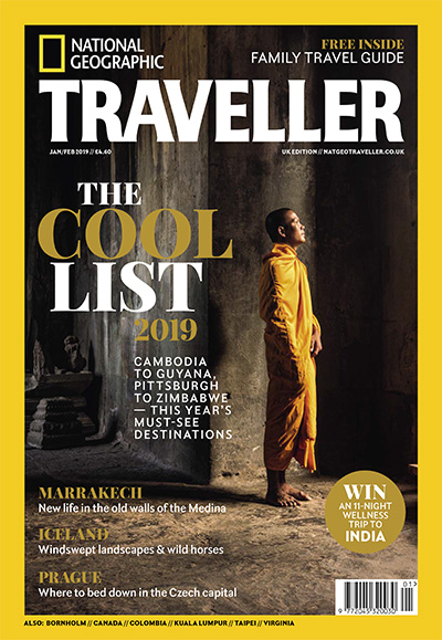 旅游杂志订阅电子版PDF 英国《National Geographic Traveller》【2019年汇总12期】