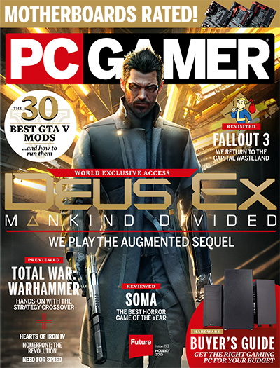 电脑游戏杂志订阅电子版PDF 美国《PC Gamer》【2015年汇总13期】