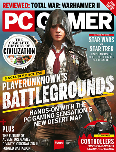 电脑游戏杂志订阅电子版PDF 美国《PC Gamer》【2017年汇总13期】