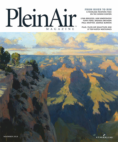 风景画艺术杂志订阅电子版PDF 美国《PleinAir》【2019年汇总6期】