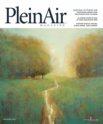 风景画艺术杂志订阅电子版PDF 美国《PleinAir》【2020年汇总6期】