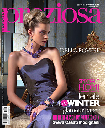 珠宝首饰时尚杂志订阅电子版PDF 意大利《Preziosa magazine》【2013年汇总5期】