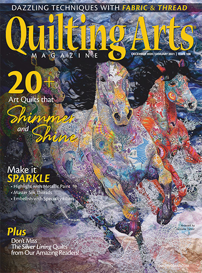 绗缝艺术手工艺杂志订阅电子版PDF 美国《Quilting Arts》【2020年汇总6期】