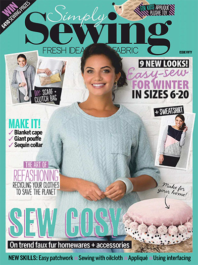 缝纫手作杂志订阅英国《Simply Sewing》电子版PDF高清【2018年汇总15期】