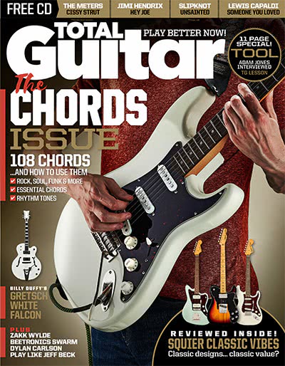 吉他教程音乐杂志订阅电子版PDF 英国《Total Guitar》【2019年汇总13期】