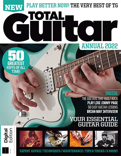 吉他教程音乐杂志订阅电子版PDF 英国《Total Guitar》【2021年汇总14期】