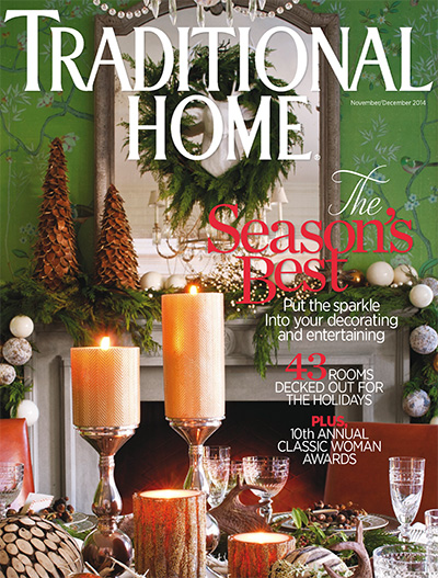 传统家装设计杂志订阅电子版PDF 美国《Traditional Home》【2014年汇总6期】