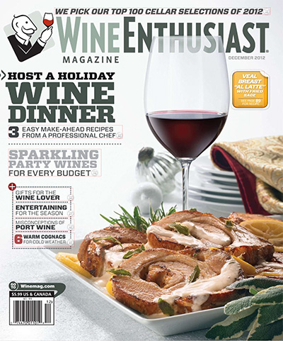 葡萄酒权威杂志订阅电子版PDF 美国《Wine Enthusiast》【2012年汇总11期】