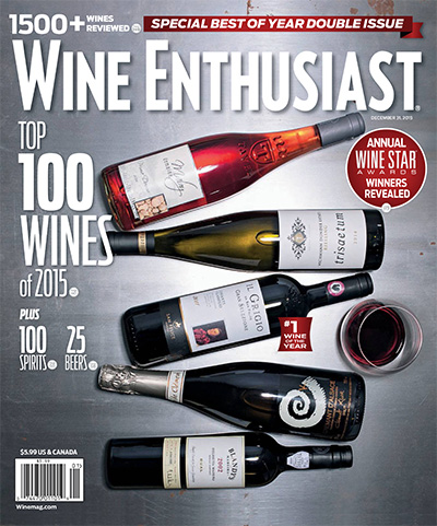 葡萄酒权威杂志订阅电子版PDF 美国《Wine Enthusiast》【2015年汇总12期】