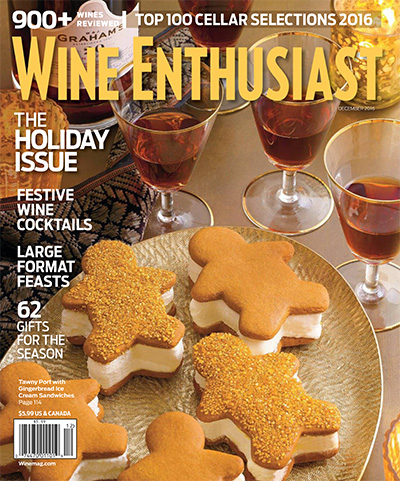 葡萄酒权威杂志订阅电子版PDF 美国《Wine Enthusiast》【2016年汇总11期】