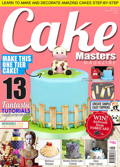 世界蛋糕美食杂志订阅电子版PDF 英国《Cake Masters》【2018年汇总12期】