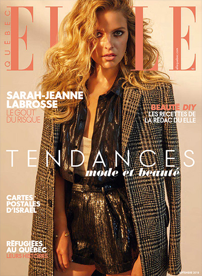 女性时尚杂志订阅电子版PDF《Elle Quebec》 魁北克 【2018年汇总11期】