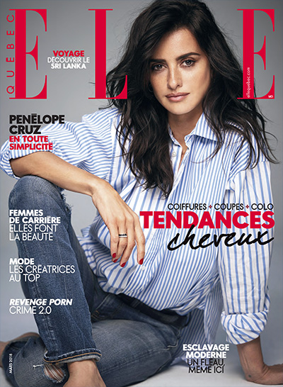 女性时尚杂志订阅电子版PDF《Elle Quebec》 魁北克 【2018年汇总11期】