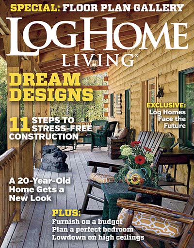 权威木结构生活设计杂志订阅电子版PDF 美国《Log Home Living》【2015年汇总11期】