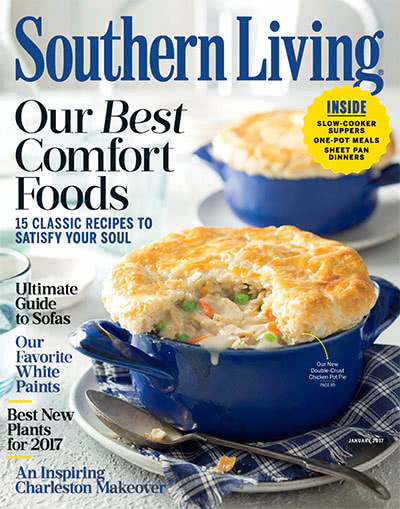 田园生活杂志订阅电子版PDF 美国《Southern Living》【2017年汇总10期】