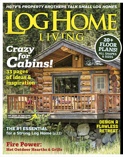 权威木结构生活设计杂志订阅电子版PDF 美国《Log Home Living》【2017年汇总10期】