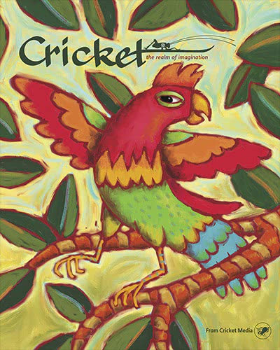 儿童文学插画杂志订阅电子版PDF 美国《Cricket》【2017年汇总9期】