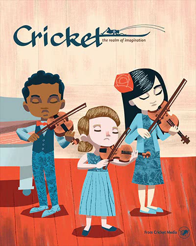 儿童文学插画杂志订阅电子版PDF 美国《Cricket》【2018年汇总9期】