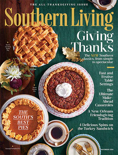 田园生活杂志订阅电子版PDF 美国《Southern Living》【2018年汇总13期】