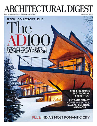 建筑设计杂志订阅电子版PDF 美国《Architectural Digest》【2016年汇总12期】