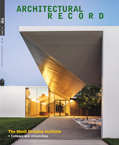 权威建筑记录杂志订阅电子版PDF 美国《Architectural Record》【2018年汇总12期】