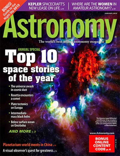 知名天文学杂志订阅电子版PDF 美国《Astronomy》【2015年汇总10期】