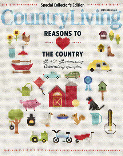 田园生活家居杂志订阅电子版PDF 美国《Country Living》【2018年汇总10期】