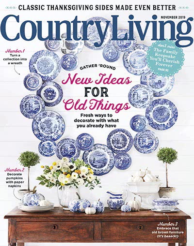 田园生活家居杂志订阅电子版PDF 美国《Country Living》【2019年汇总10期】