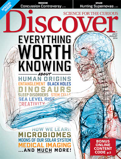 科学科普杂志订阅电子版PDF 美国《Discover》【2016年汇总10期】