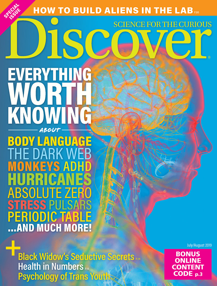 科学科普杂志订阅电子版PDF 美国《Discover》【2019年7月8月杂志免费下载】