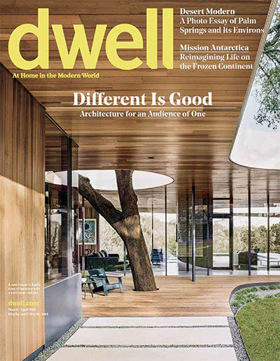 现代家居设计杂志订阅电子版PDF 美国《dwell》【2018年汇总6期】