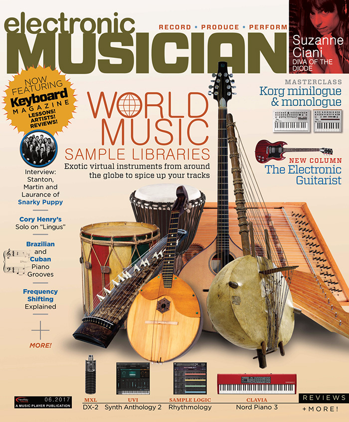 电子音乐杂志订阅电子版PDF 美国《Electronic Musician》【2017年7月刊杂志免费下载】
