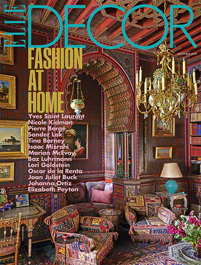 家居装修时尚杂志订阅电子版PDF 美国《ELLE Decor》【2018年汇总10期】