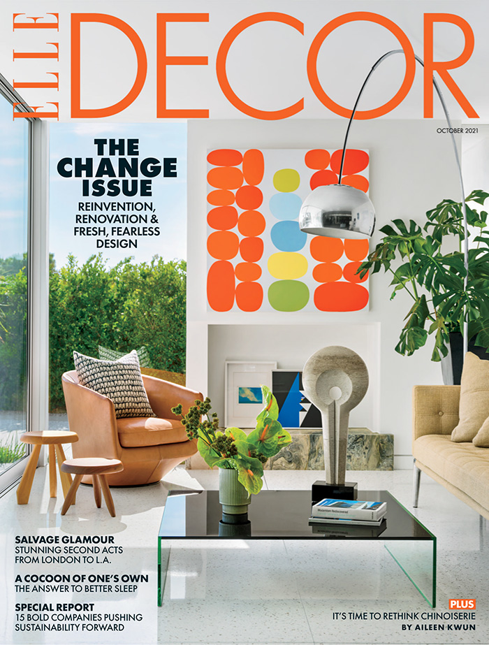家居装修时尚杂志订阅电子版PDF 美国《ELLE Decor》【2021年10月杂志免费下载】