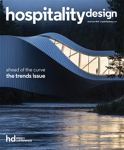 酒店设计杂志订阅电子版PDF 美国《Hospitality Design》【2019年汇总12期】