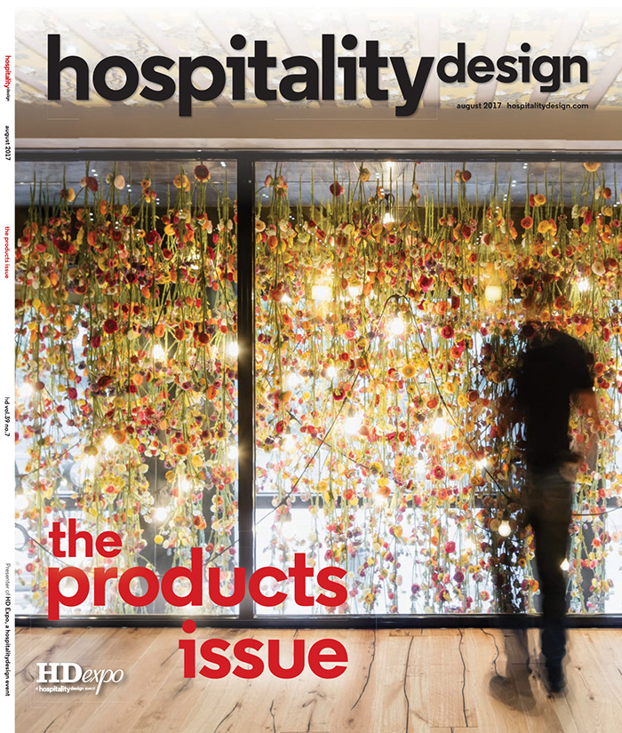 酒店设计杂志订阅电子版PDF 美国《Hospitality Design》【2017年8月杂志免费下载】