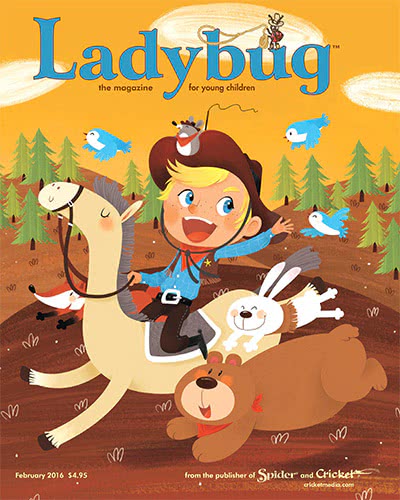 儿童绘本杂志订阅电子版PDF 美国《Ladybug》【2015/16/17年汇总13期】