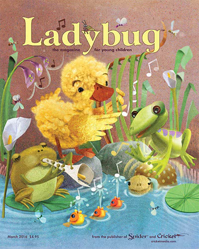 儿童绘本杂志订阅电子版PDF 美国《Ladybug》【2015/16/17年汇总13期】