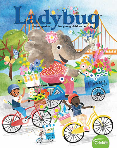 儿童绘本杂志订阅电子版PDF 美国《Ladybug》【2020年汇总9期】