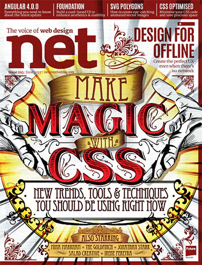 UI网页设计开发IT杂志订阅电子版PDF 英国《NET》【2017年汇总13期】