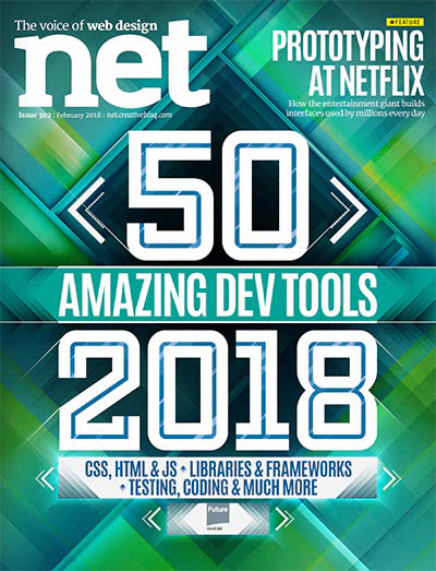 UI网页设计开发IT杂志订阅电子版PDF 英国《NET》【2018年汇总13期】