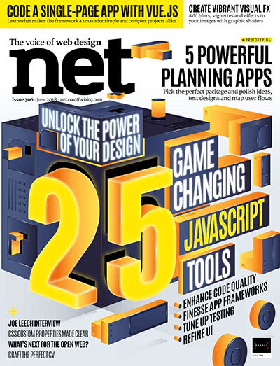 UI网页设计开发IT杂志订阅电子版PDF 英国《NET》【2018年汇总13期】