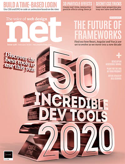 UI网页设计开发IT杂志订阅电子版PDF 英国《NET》【2020年汇总6期】