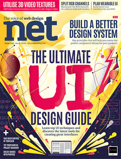 UI网页设计开发IT杂志订阅电子版PDF 英国《NET》【2020年汇总6期】