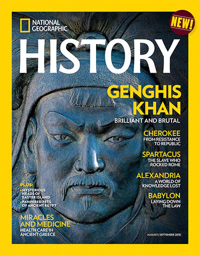 历史考古杂志订阅电子版PDF 美国《National Geographic History》【2015年汇总4期】